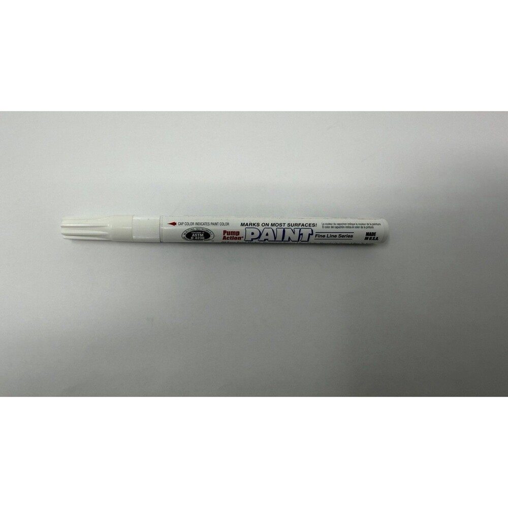 Super Met-Al 41008 Pump Action Oil Base Paint Marker - White